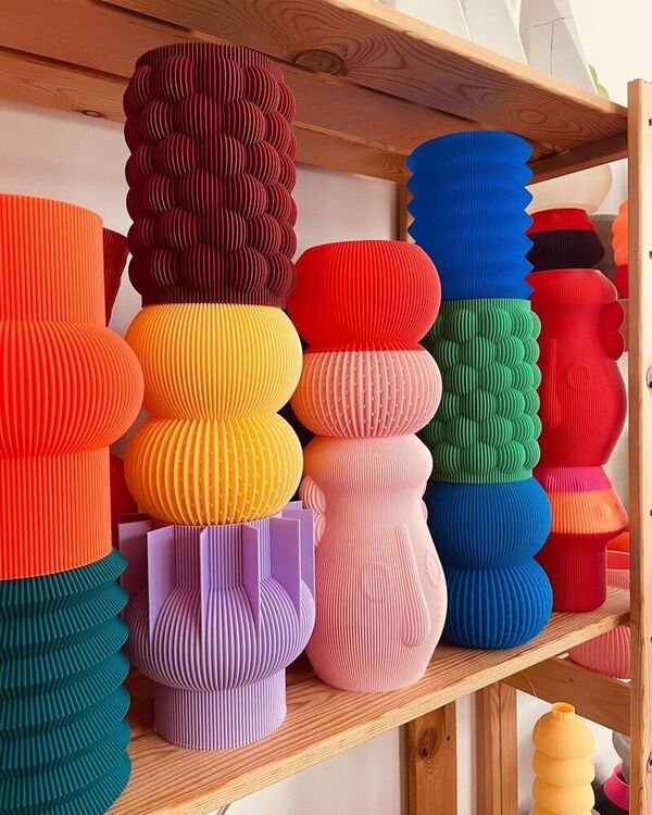 Vibrant 3D-Printed Designs