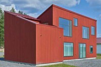 Contemporary Arctic Red Houses Image 2
