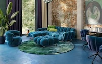 Voluptuous Texture Sofa Designs Image 2