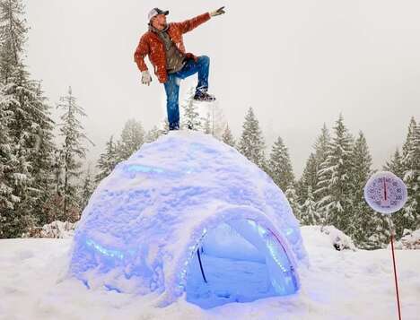 Self-Building Igloo Makers