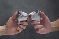 Machined Aluminum Sake Cups Image 6