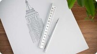 Refill-Friendly Ruler Pens Image 2