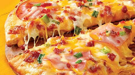 Canadian Bacon-Topped Pizzas