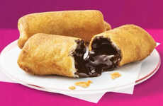 Fried Chocolate-Filled  Tortillas