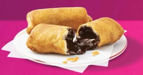 Fried Chocolate-Filled  Tortillas