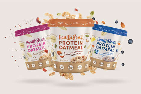 Plant Protein Oatmeal Cups