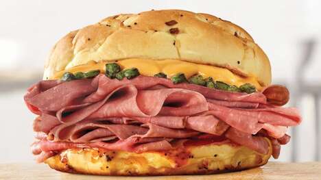 Spicy Cheesy Beef Sandwiches