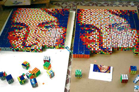 Rubik's Cube Meets Pixel Art