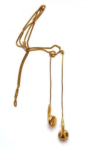 Gold Earphones