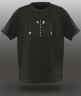 Animated Atari Pong T-Shirts (For Geeks)