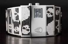 Punk Meets Bling With 1,851 Diamond Encrusted Nixon Rotolog Watch