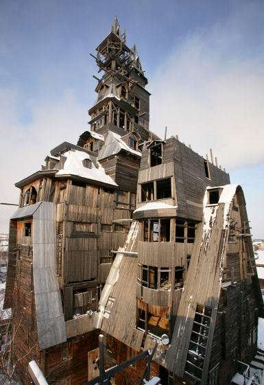 The World's Tallest House of Sticks