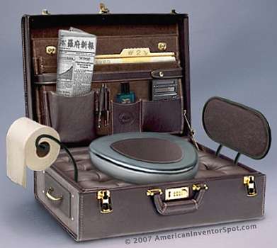 Briefcase Toilet