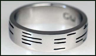 Binary Wedding Rings