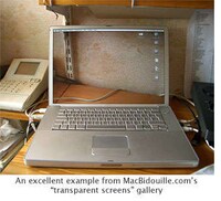 Trick Out Your Desktop With A Transparent Desktop Optical Illusion Image 5