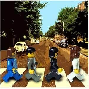 Album Covers Recreated with Lego