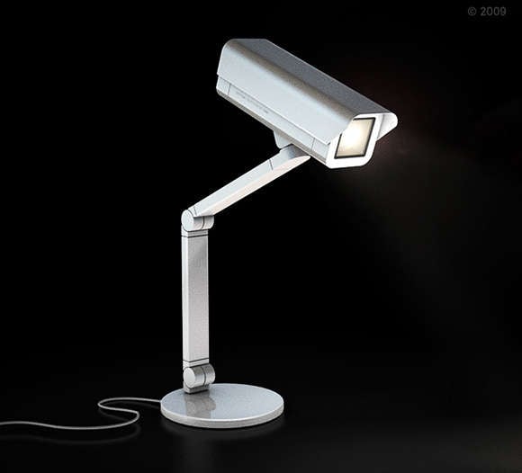 Faux Security Camera Lamps