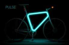Illuminated Urban Bikes