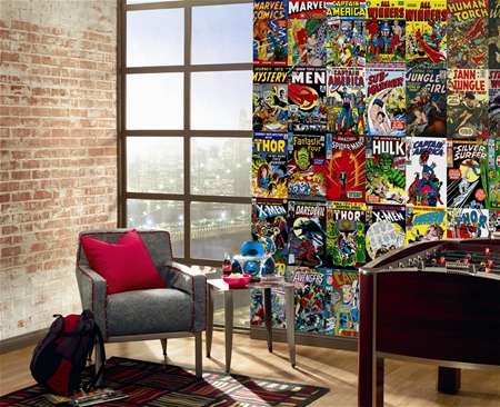 Superhero Wall Murals