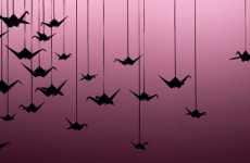 Paper Crane Curtains