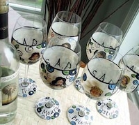 Personalized Wine Glasses Image 4