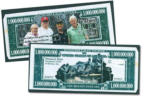 Billion-Dollar Business Cards