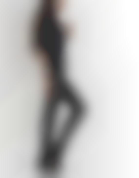Wild Paneled Legwear