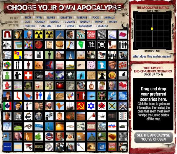 Interactive Apocalypse Scenarios