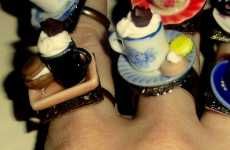 Miniature Tea Party Rings