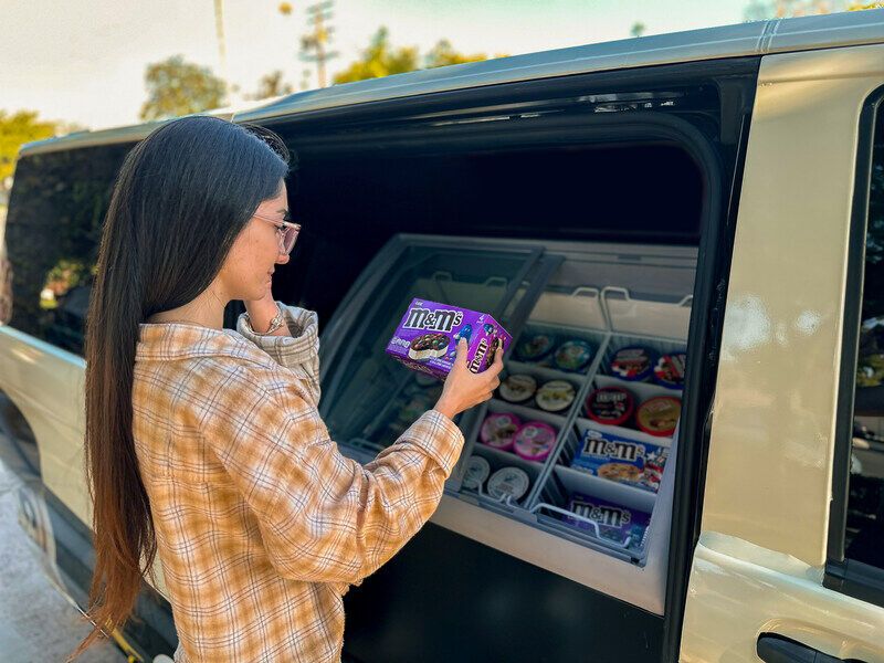 On-Demand Mobile Ice Cream Stores