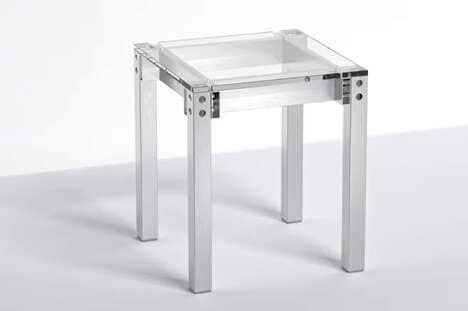 Recycled Aluminum Furniture Pieces