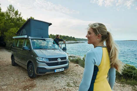Beach-Ready Surfing Vans