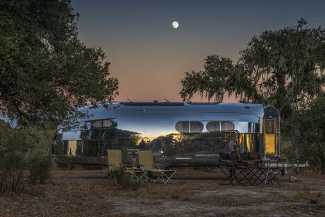 Futuristic Silver All-Electric RVs