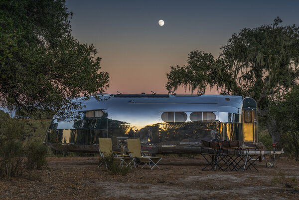 Futuristic Silver All-Electric RVs