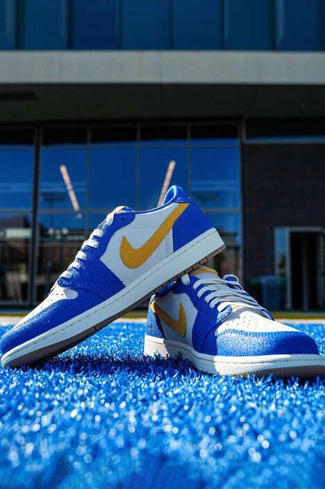 College-Themed Low Sneakers