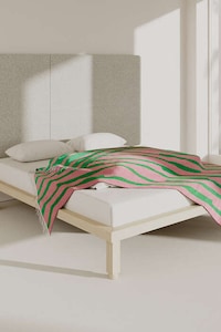 Elevated Striped Throw Blankets Image 2