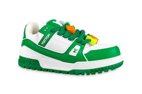 Playful Jumbo-Sized Sneakers