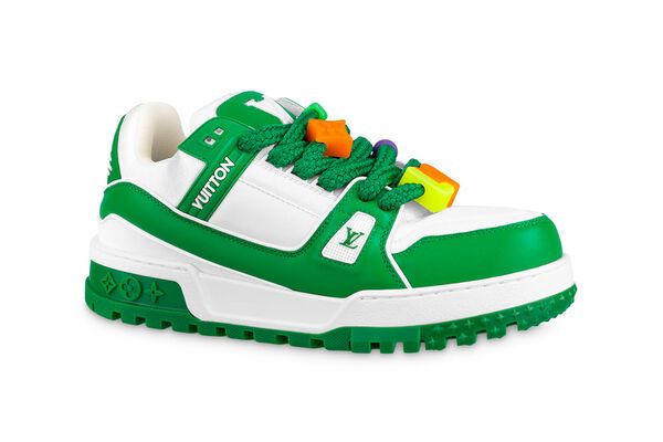 Louis Vuitton, Shoes, Authentic Louis Vuitton Runner Tactic Green  Sneakers Size Mens