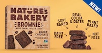 Nut-Free Plant-Based Brownies Image 1