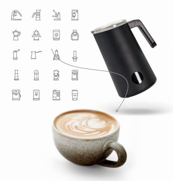 Kickstarter project live: the NanoFoamer PRO, an automatic, hands-free milk  heater and microfoam maker, for the latte artists (and others) out there :  r/espresso