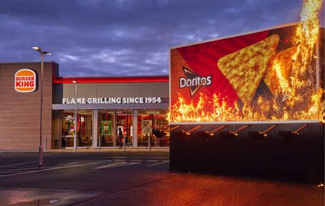 Flame-Grilled Billboards