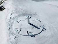 Snow Landscape Sundial Installations Image 1