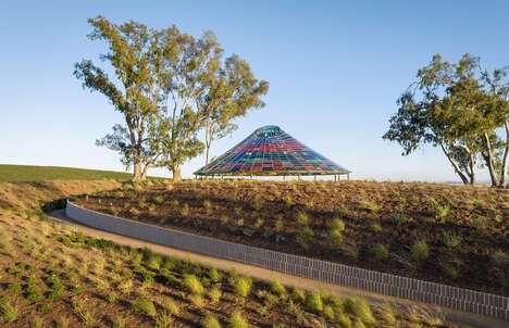 Conical Glass Pavilion Wineries