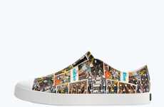 Sci-Fi-Themed Rubber-Like Sneakers
