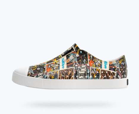 Sci-Fi-Themed Rubber-Like Sneakers