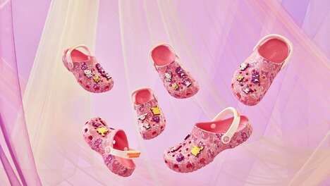 Cartoon-Inspired Pink Clogs