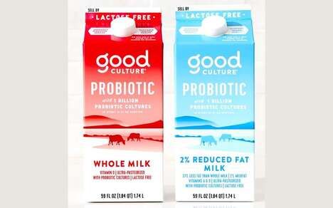 Probiotic Lactose-Free Milks