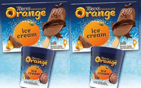 Citrusy Chocolate Ice Creams