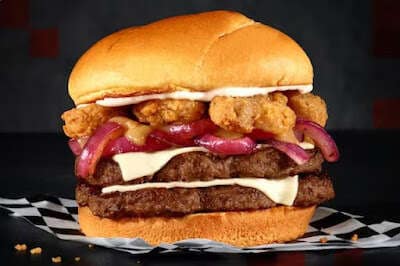 Premium Fried Mushroom Burgers