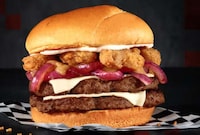 Premium Fried Mushroom Burgers Image 2